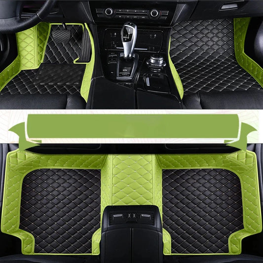 Custom Leather Car Mats