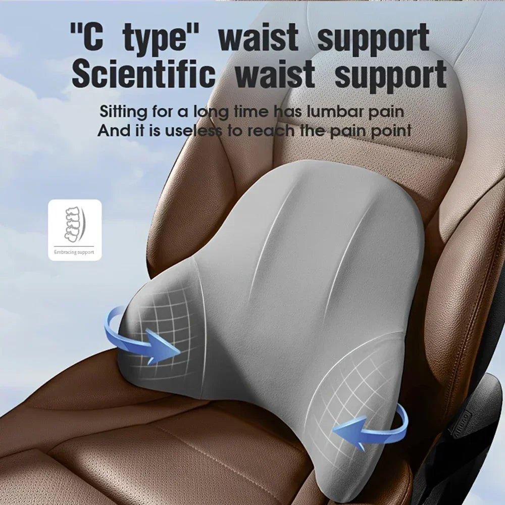 Car Neck and Back Pillow - Memory Foam