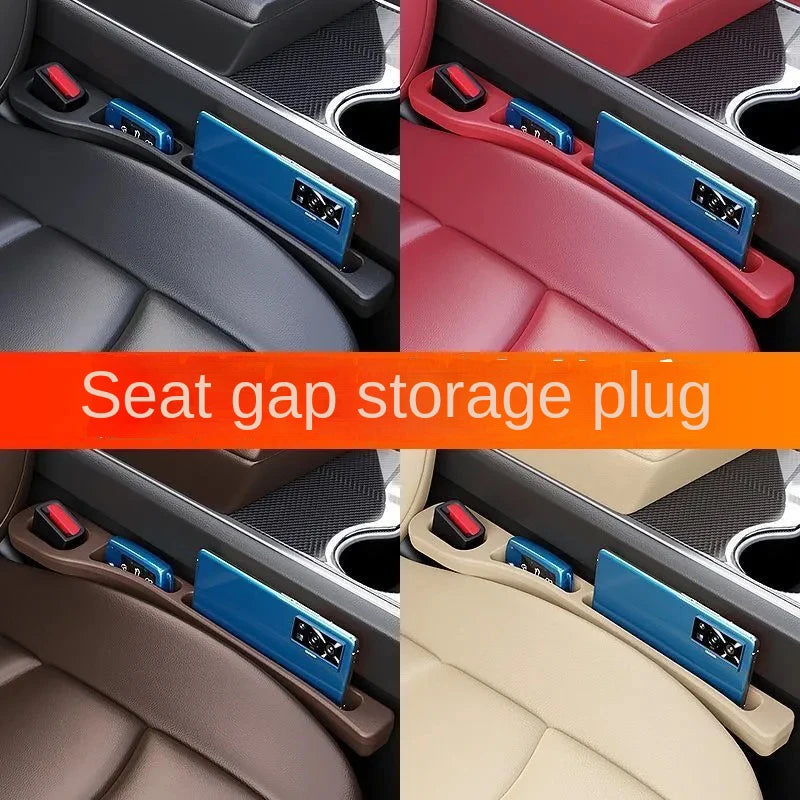 Seat gap storage box for car
