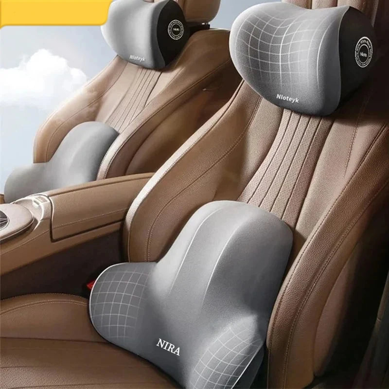 Car Neck and Back Pillow - Memory Foam