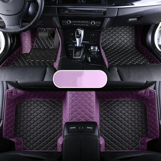 Custom Leather Car Mats