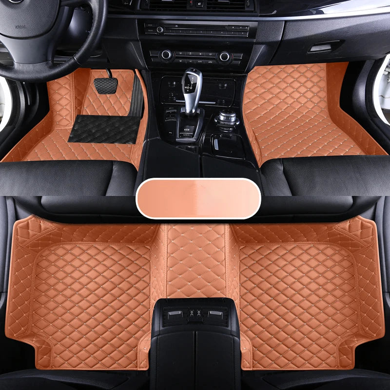 Custom Leather Car Mats