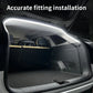 Car trunk with a cargo net and 'Accurate fitting installation' text