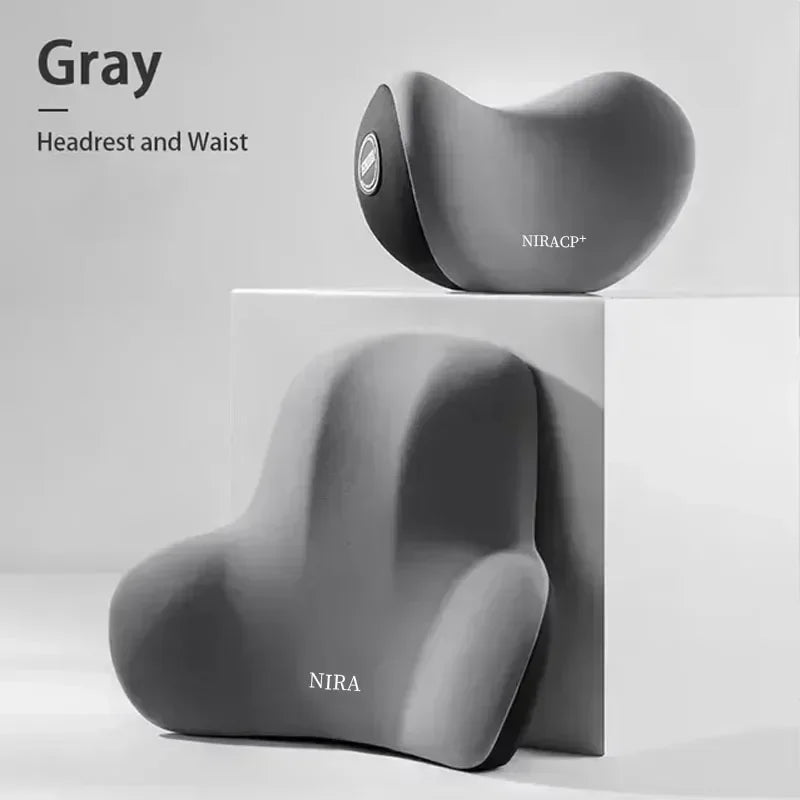 Car Neck and Back Pillow - Memory Foam