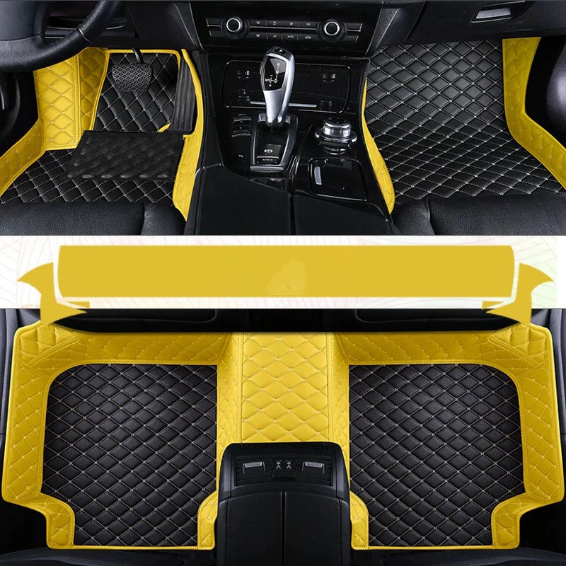 Custom Leather Car Mats