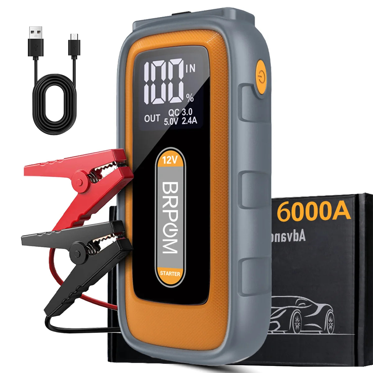 6000A Portable Jump Starter