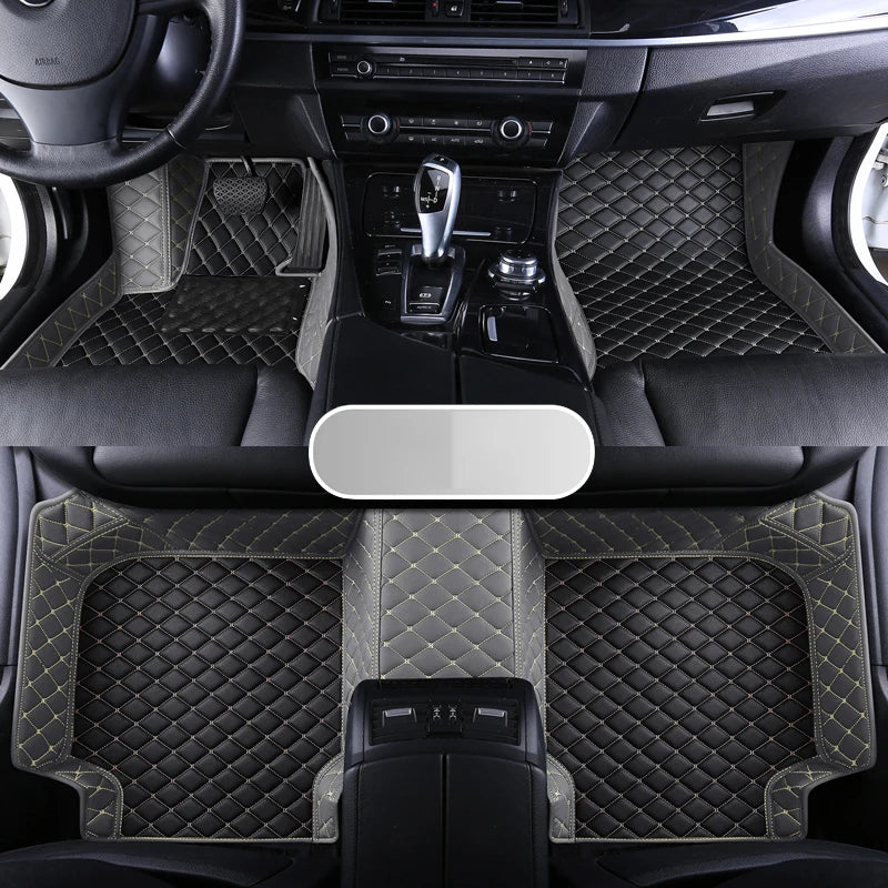 Custom Leather Car Mats